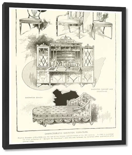 Characteristic Sheraton Furniture (engraving)
