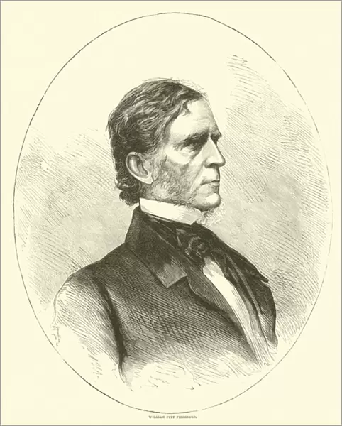 William Pitt Fessenden, April 1865 (engraving)