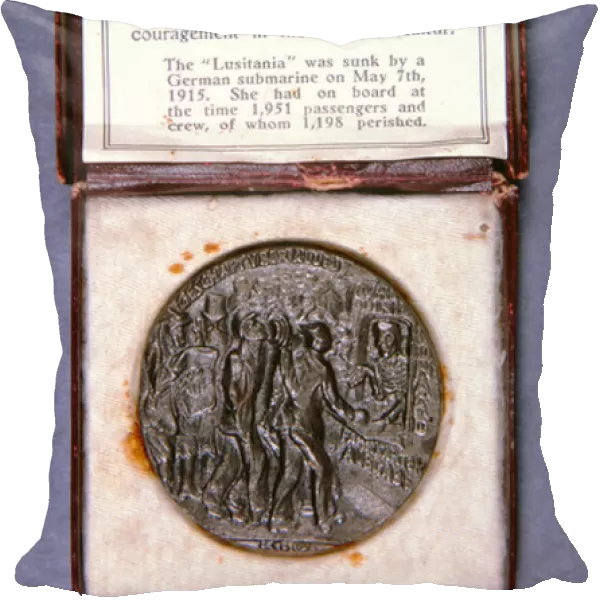 The Lusitania Medal (metal with card box)