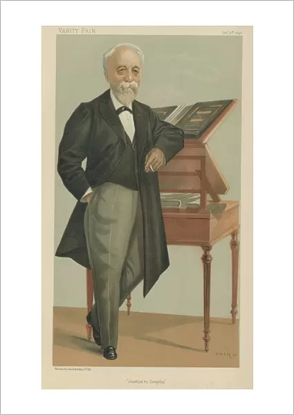 Monsieur Henri Brisson (colour litho)