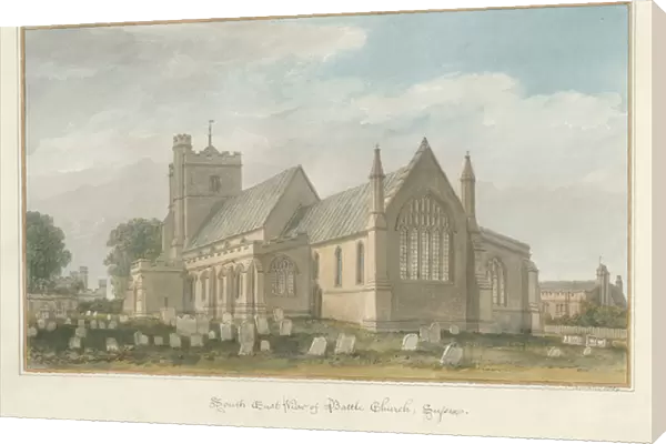 Sussex - Battle Church, 1824 (w  /  c on paper)