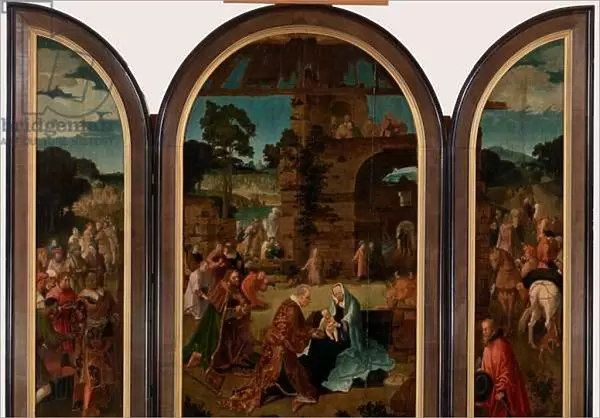 The Adoration of the Magi Triptych, c. 1510 (oil on panel)