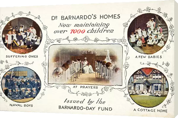 Scenes from Dr Barnardos Homes (coloured photo)