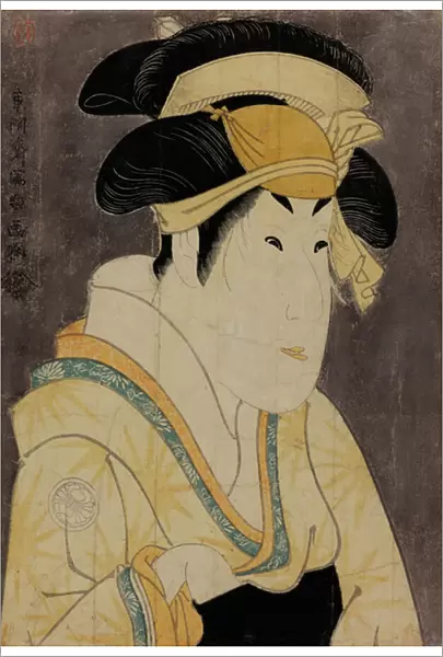 Actor Segawa Kikunojo III as Oshizu, the Wife of Tanabe Bunzo, 1794 (woodblock print)
