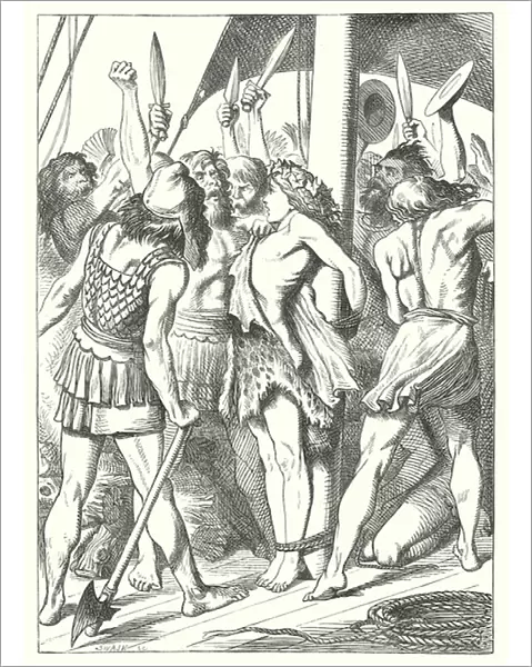 Bacchus and the Water Thieves (engraving)
