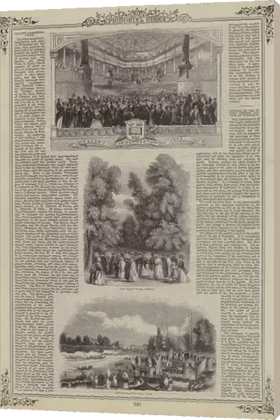 Oxford Commemoration, 1843 (engraving)