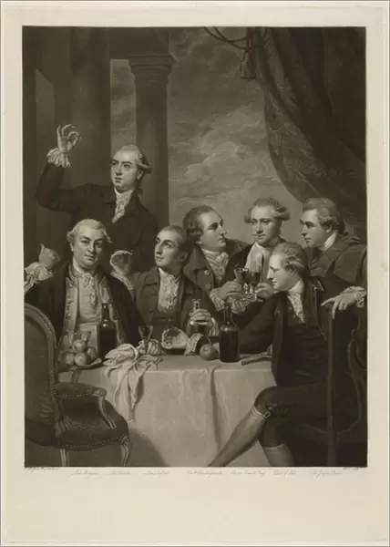 The Dilettanti Society, engraved by Charles turner, 1800-20 (mezzotint on paper)