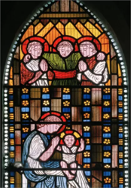 Madonna and Child, 1862 (stained glass)