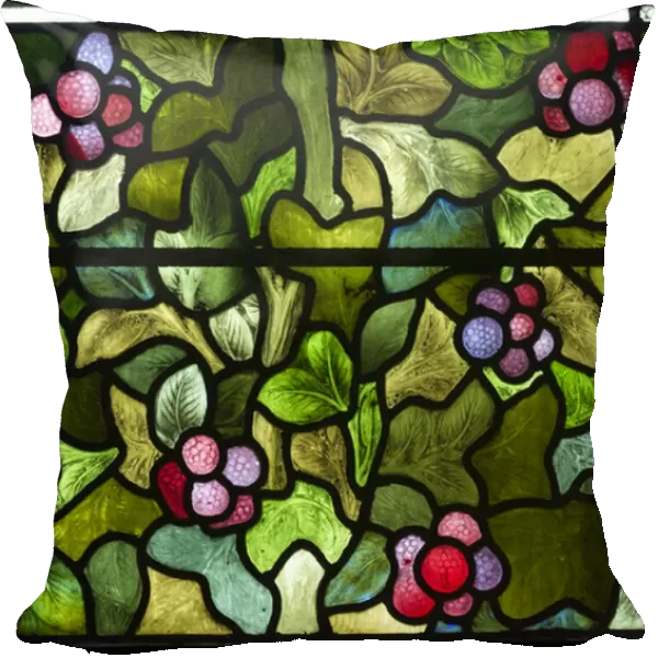 Floral Detail, 1879 (stained glass)