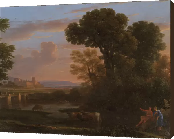 Pastoral Landscape, 1648 (oil on copper)