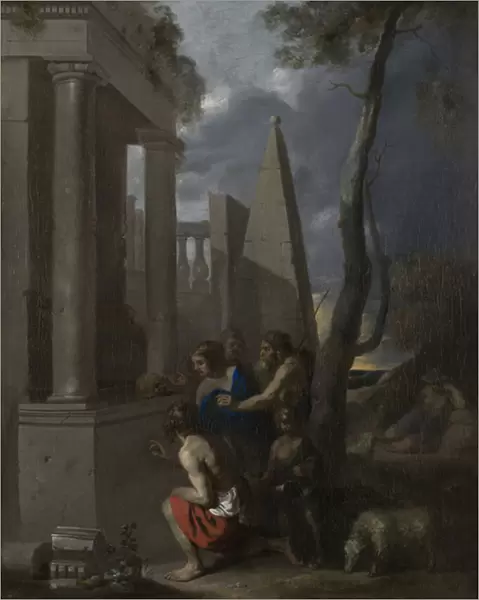 Et in Arcadia Ego, c. 1637-38 (oil on canvas)