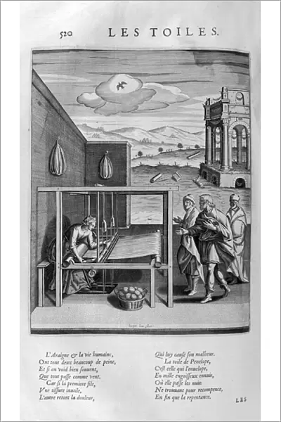 Les Toiles de Minerva, c. 1615 (engraving)