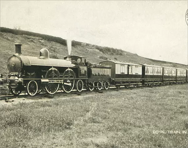 Royal Train, 1897 (b  /  w photo)