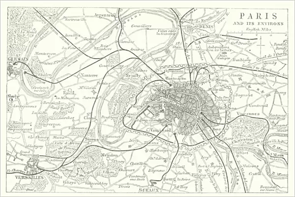 Paris and its Environs (engraving)