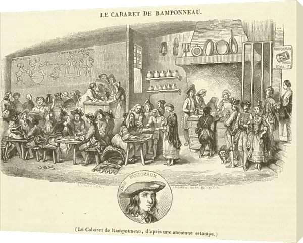Le Cabaret de Ramponneau (engraving)