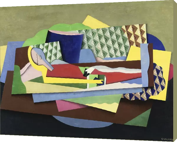Woman Lying Down; Femme Couchee, 1924 (oil on canvas)