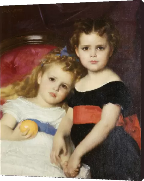 The Sutton Sisters, 1871 (oil on canvas)