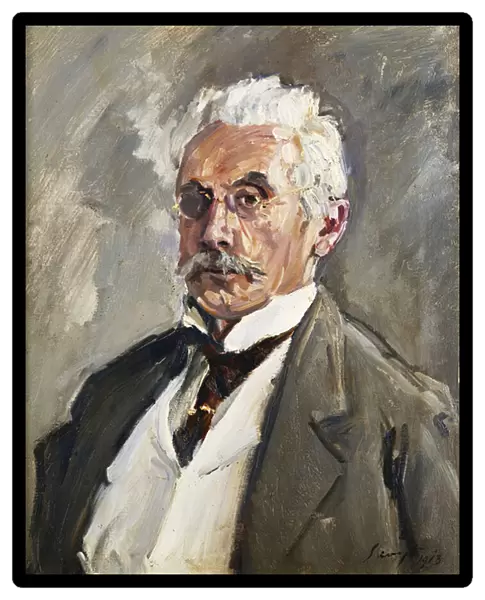 Portrait of Carl Steinbart, 1910 (oil on canvas)