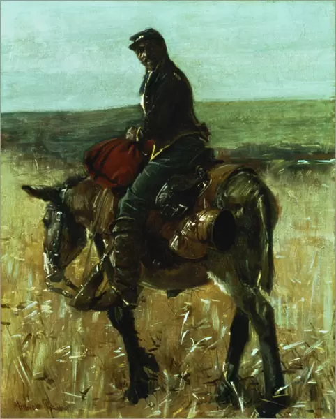 Union Soldier (oil on canvas)