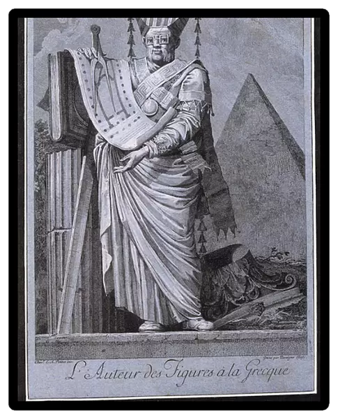 The Architect in a Greek Style, 1771 (engraving)