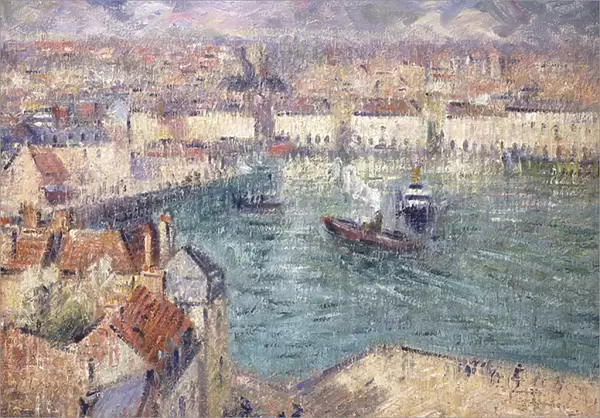 Dieppe, 1929 (oil on canvas)
