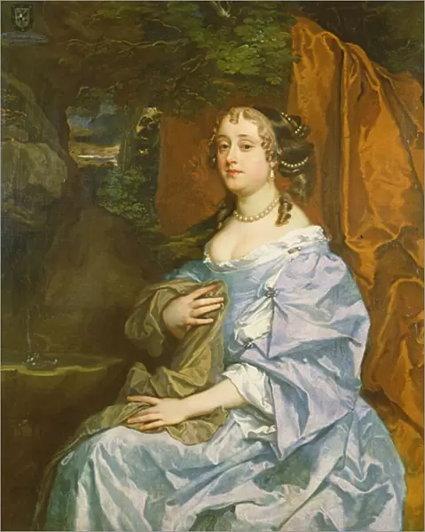 Lady Kiligrew Hesse in a blue dress