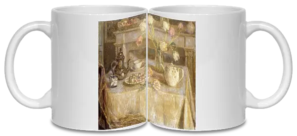 The White Tablecloth; La Nappe Blanche, (oil on canvas)