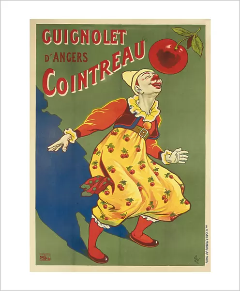 Advertising poster for Guignolets Cointreau, c. 1900 (colour lithograph)