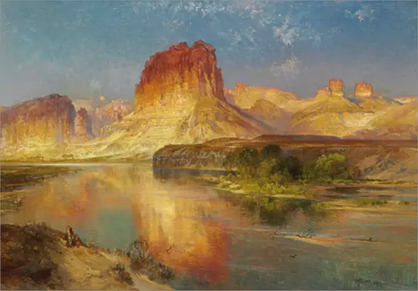 Green River of Wyoming, 1878 (oil on canvas)