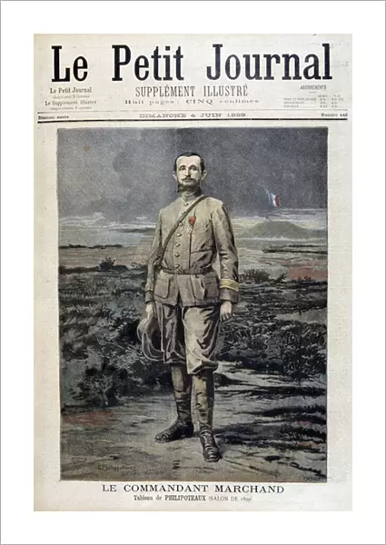 Le commandant Marchand - in 'Le petit Journal'of 04  /  06  /  1899