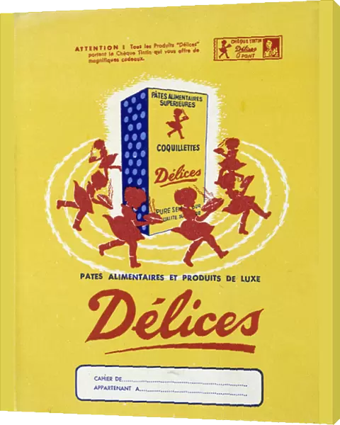 Advertising for food pasta 'Delices'