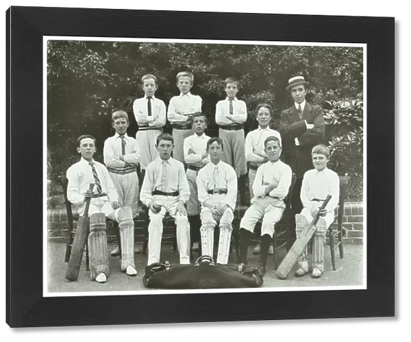Rosendale Road School: cricket team, 1897 (b  /  w photo)