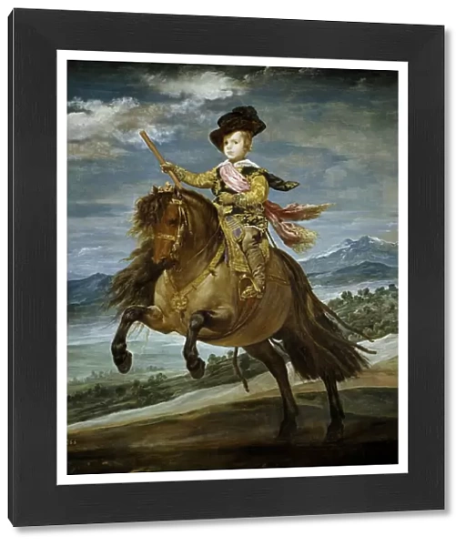Portrait equestre du Prince Balthasar Carlos (Balthazar-Charles d Espagne ou d