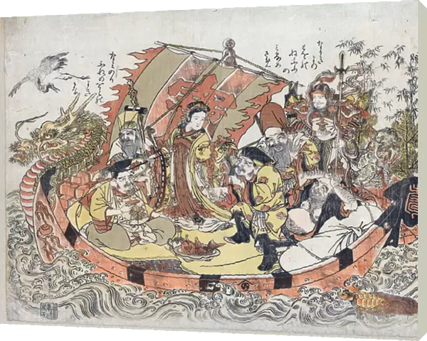 Sept Divinites du Bonheur - Seven Lucky Gods par Kitao, Shigemasa (1739-1820)