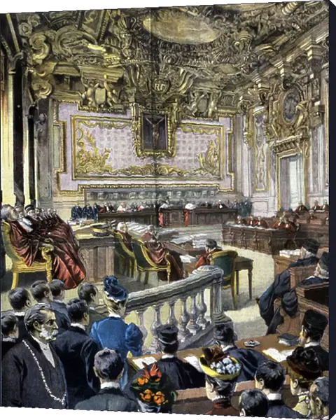 Dreyfus case. The Court of Cassation ordered the review of the trial. 1899