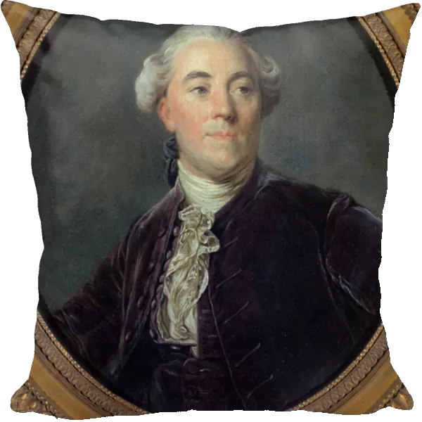 Portrait of Jacques Necker (1732-1804) Minister Painting by Joseph Siffred Duplessis
