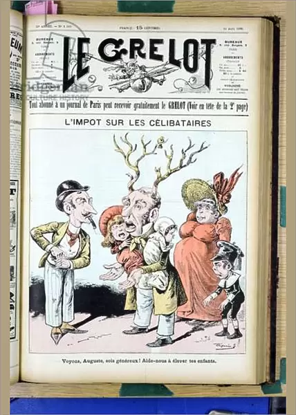 Cover of 'Le Grelot', number 1009, Satirique en Couleurs