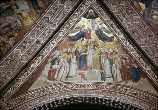 Allegory of the poverty (Fresco, 1334)