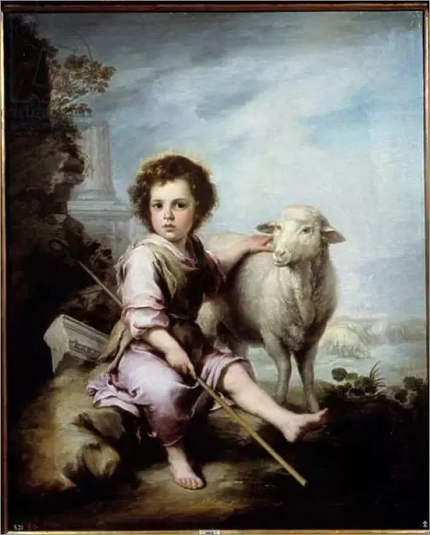The Good Pastor Painting by Bartolome Murillo (1618-1682) 17th century Sun