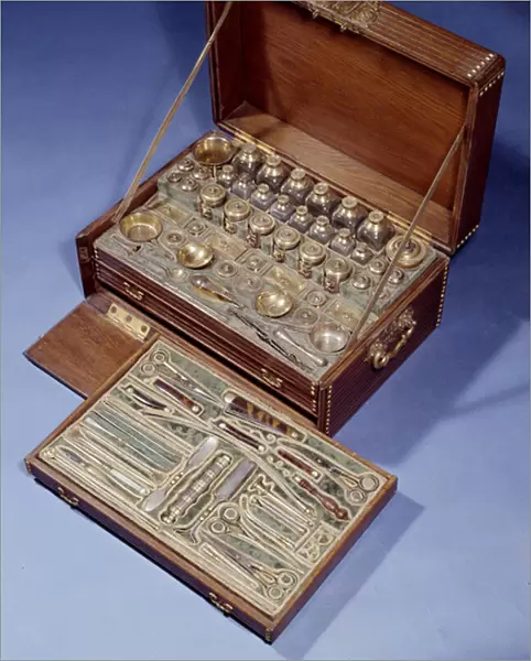 Travel Surgery and Pharmacy Kit. 1640. Augsburg. Decorative Arts, Paris