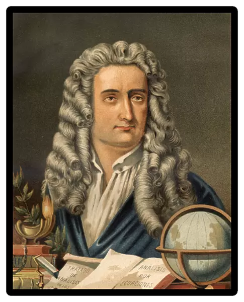 Portrait of Isaac Newton (1642-1727), English mathematician, physicist and astronomer