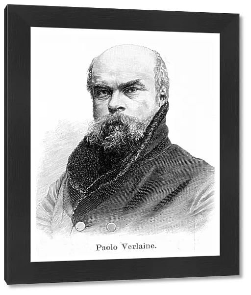 Portrait of Paul Verlaine (1844 - 1896), 19th century
