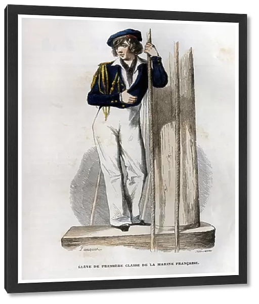 First class student of the French navy. in 'Histoire generale de la marine'