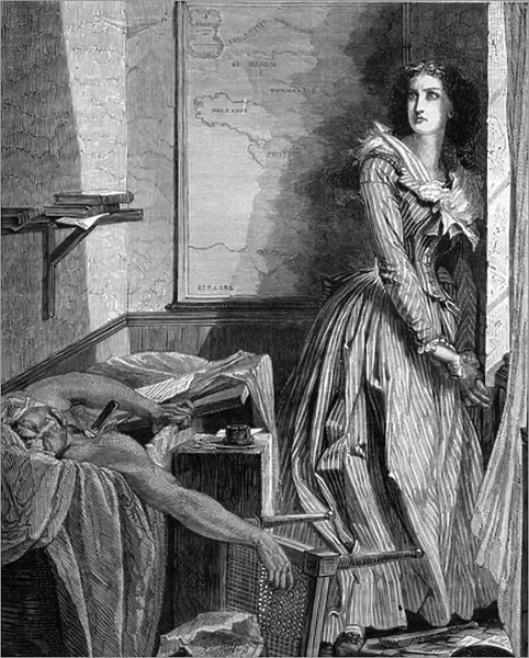 Assassination of Jean Paul Marat (1743-1793) by Charlotte Corday (1768-1793)
