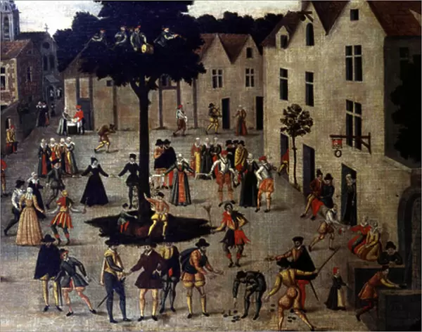 Fete de Mail, anonymous 16th century. Musee Carnavalet in Paris