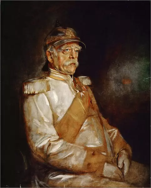 Portrait of Otto von Bismarck (1815-1898), by Lenbach, Franz, von (1836-1904)
