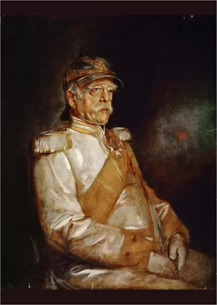 Portrait of Otto von Bismarck (1815-1898), by Lenbach, Franz, von (1836-1904)