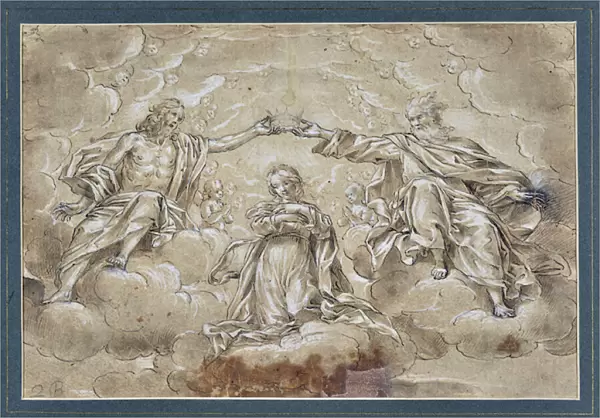 Coronation of the Virgin (drawing)