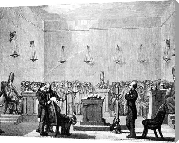 Reception of a Mormon neophyte, 1850