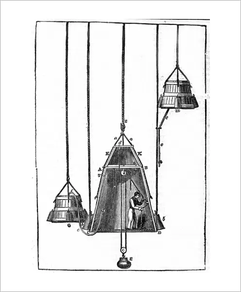 The Spalding Bell using ballast E was able to perform small upward movements
